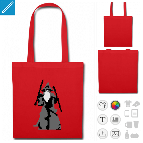 tote bag you shall not pass  personnaliser en ligne