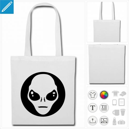 sac alien  imprimer en ligne