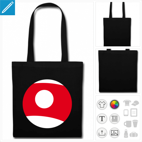 tote bag billard amricain  personnaliser en ligne