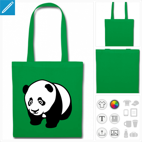 sac panda kawaii  personnaliser en ligne