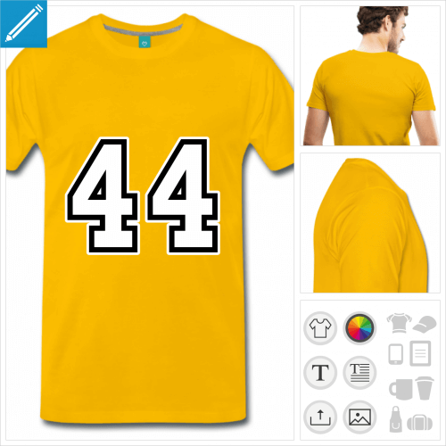 T-shirt 44  personnaliser, crez votre t-shirt en ligne.