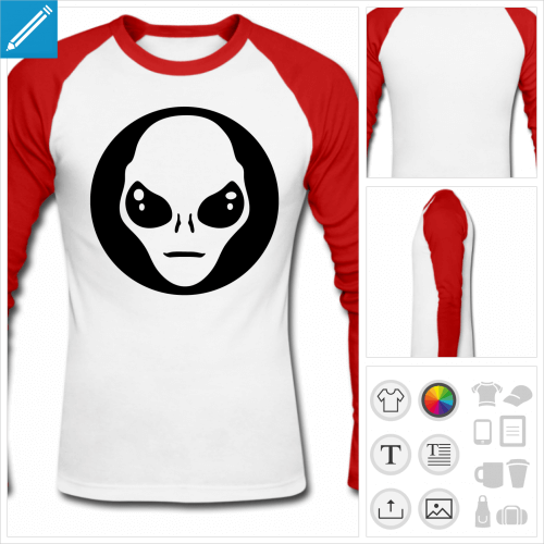 t-shirt homme aliens personnalisable