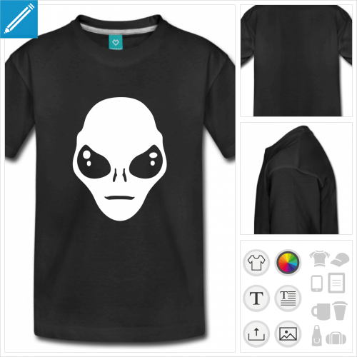 t-shirt ado aliens à imprimer en ligne
