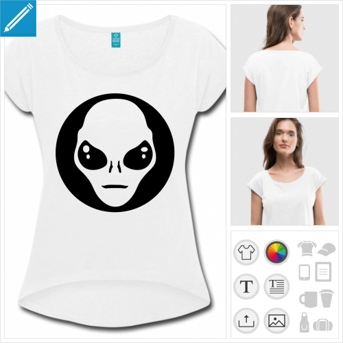 t-shirt alien  imprimer en ligne