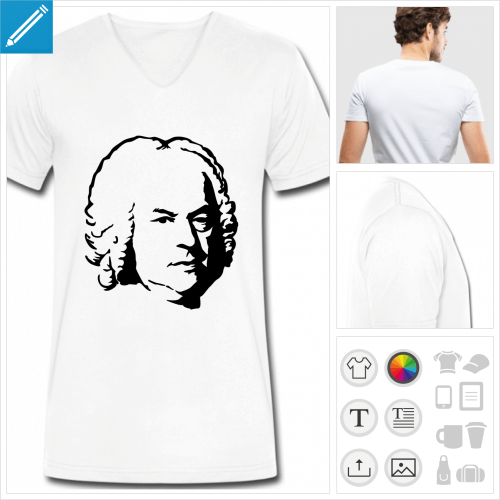 t-shirt I'll be Bach  personnaliser et imprimer en ligne