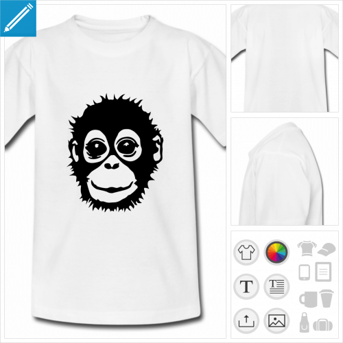 t-shirt singe  personnaliser en ligne