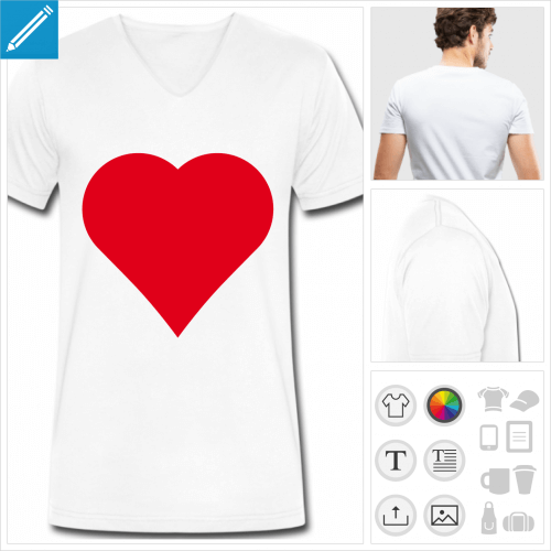 t-shirt carte  crer soi-mme