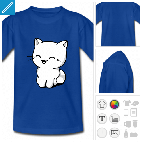 tee-shirt kawaii  personnaliser, impression unique