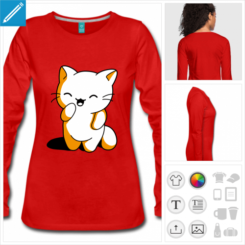 t-shirt chaton  imprimer en ligne