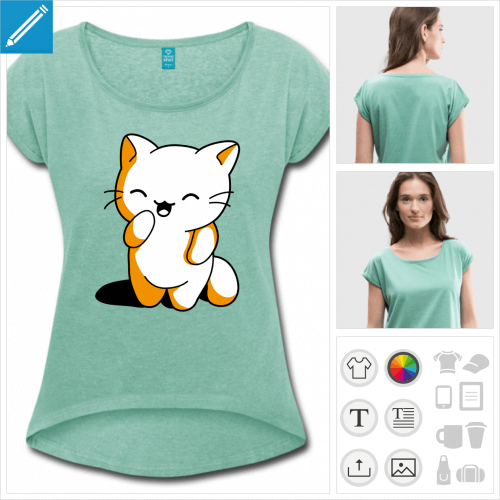 t-shirt chaton  crer en ligne