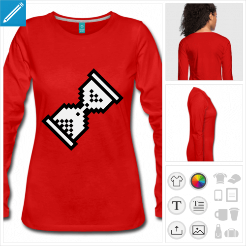 t-shirt pixel  crer en ligne