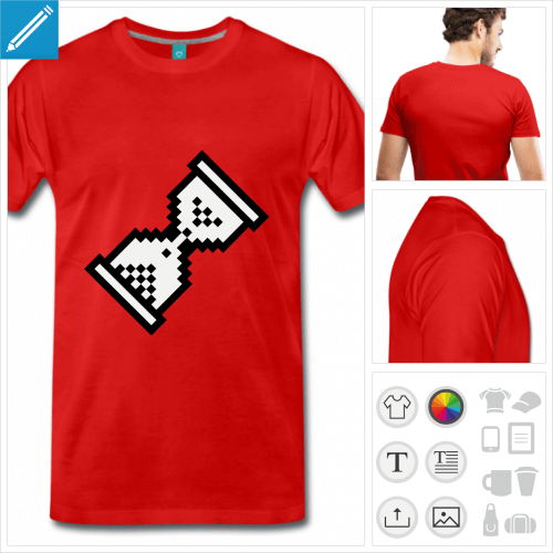 tee-shirt cursor wait  personnaliser, impression unique