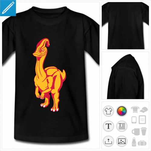 t-shirt parasaurolophus  personnaliser en ligne