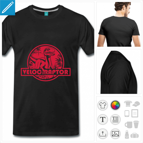 t-shirt dinosaure  imprimer en ligne