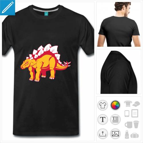 t-shirt dinosaure à imprimer en ligne