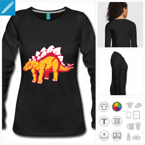 t-shirt dinosaure  personnaliser