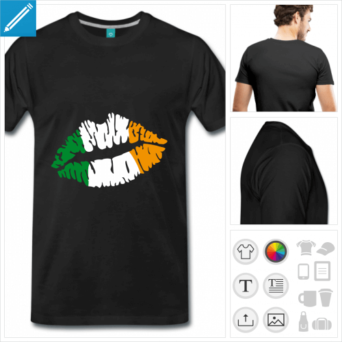 t-shirt basique St Patricks Day à personnaliser, impression unique
