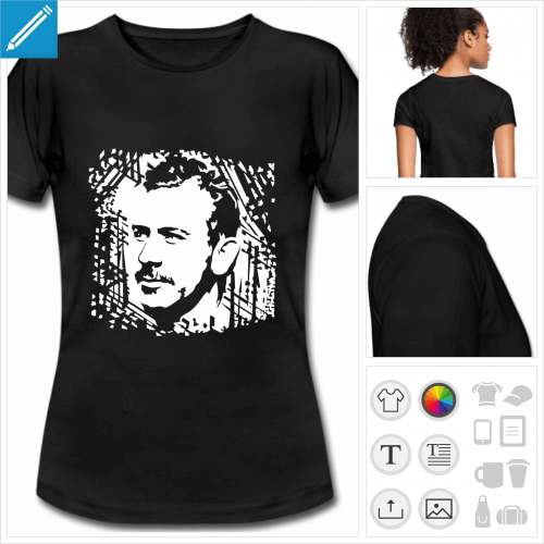 t-shirt manches courtes Steinbeck  crer en ligne
