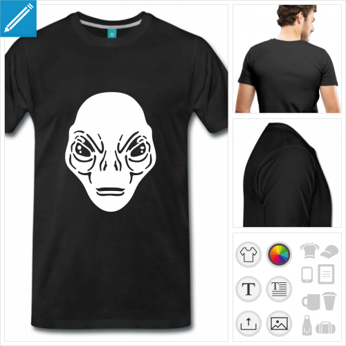 T-shirt extraterrestre, tte d'alien  imprimer en ligne.