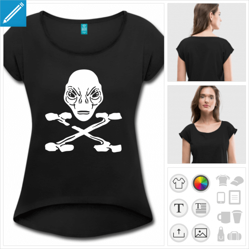 t-shirt pour femme extraterrestre  crer en ligne