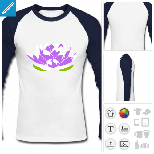 t-shirt lotus  crer soi-mme