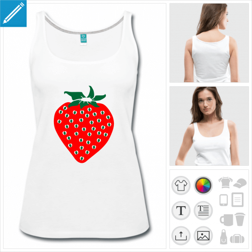 t-shirt fruits personnalisable