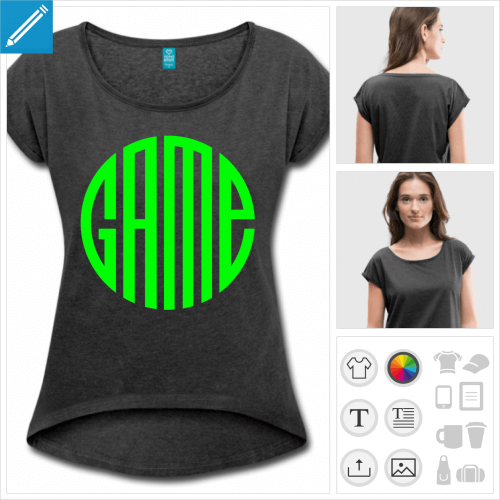 t-shirt video games  imprimer en ligne