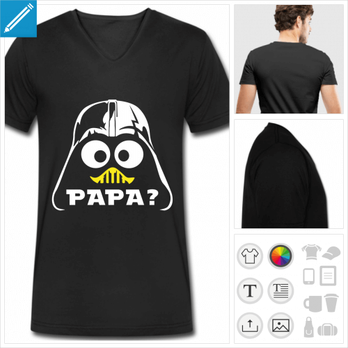 t-shirt pour homme geek personnalisable