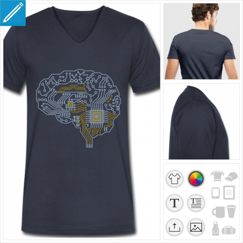 t-shirt geek  personnaliser et imprimer en ligne