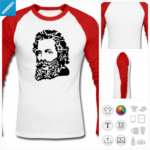 t-shirt Herman Melville  crer en ligne