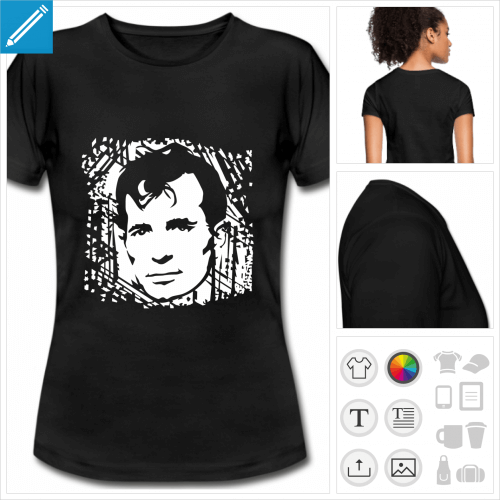 t-shirt Kerouac  imprimer en ligne