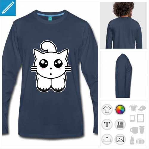 t-shirt chaton  crer en ligne