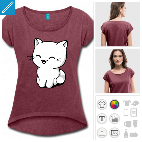 t-shirt kawaii  personnaliser