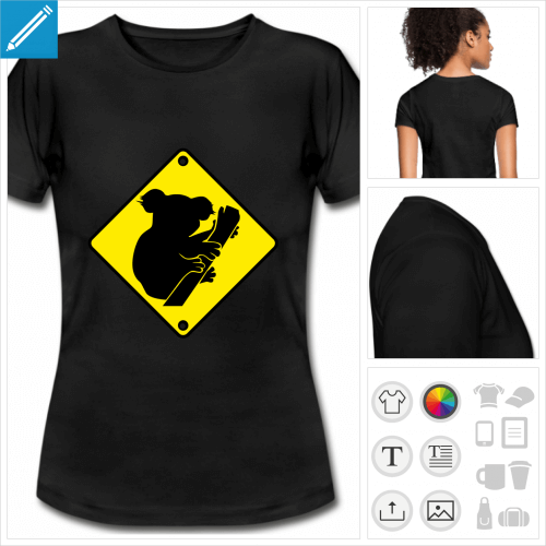 t-shirt koala  crer soi-mme