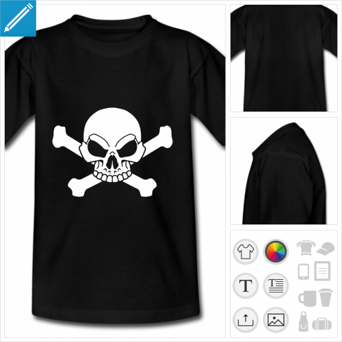 t-shirt pirate personnalisable