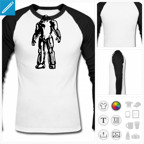 t-shirt robot sci fi  imprimer en ligne