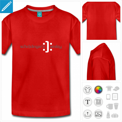 t-shirt basic science  personnaliser et imprimer en ligne