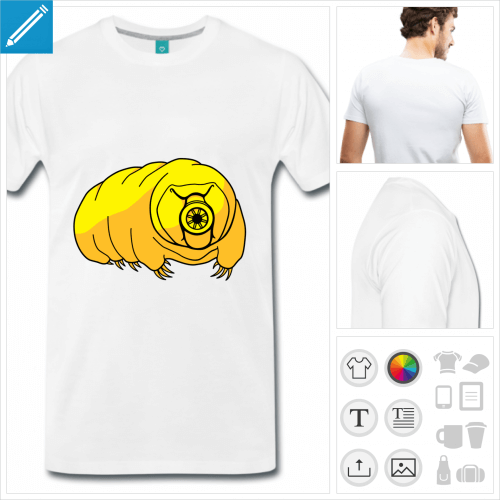 t-shirt blanc science à imprimer en ligne