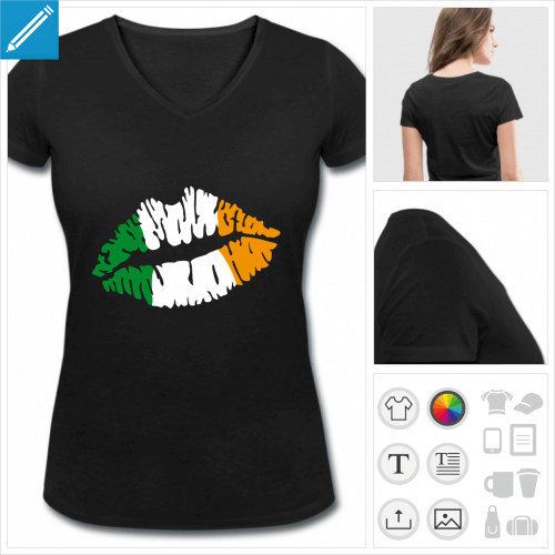 t-shirt simple Saint Patrick  imprimer en ligne