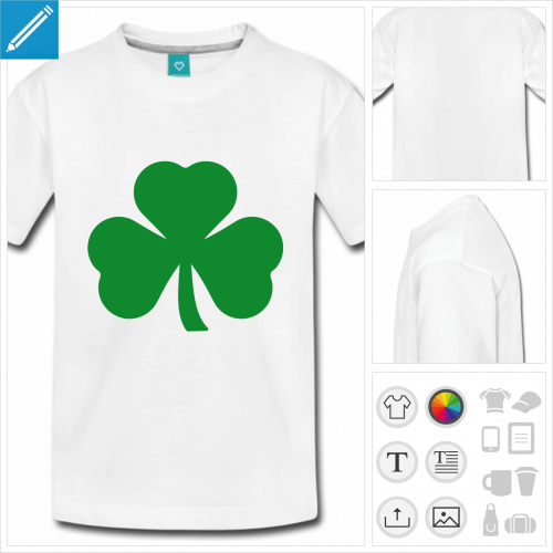 t-shirt adolescent saint patrick  personnaliser