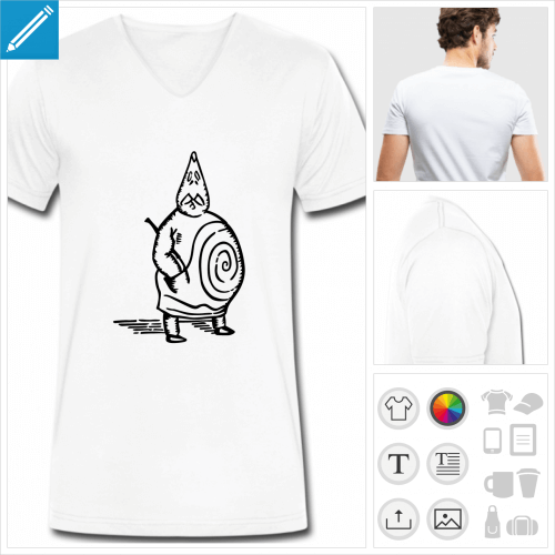 tee-shirt ubu roi personnalisable, impression  l'unit