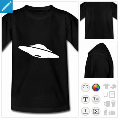 t-shirt ufo  personnaliser et imprimer en ligne