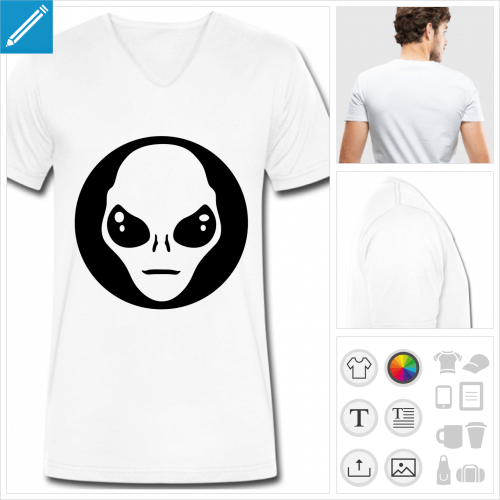 tee-shirt aliens  personnaliser et imprimer en ligne