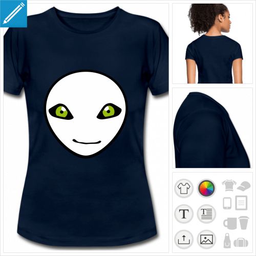 t-shirt tte d'alien  crer en ligne
