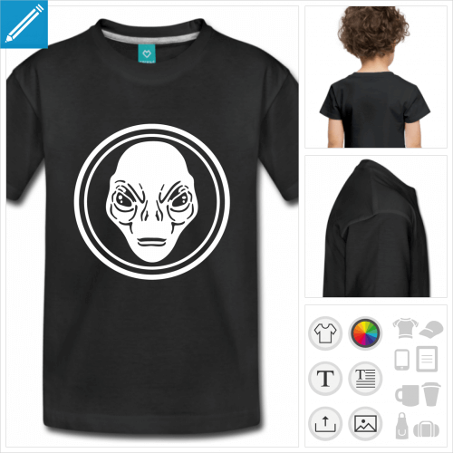 tee-shirt aliens  personnaliser en ligne
