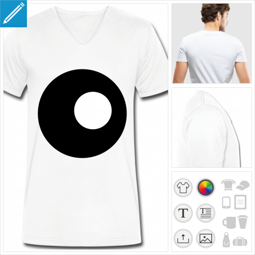 t-shirt simple billard  personnaliser